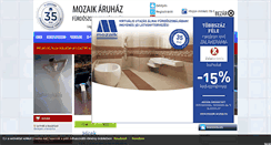Desktop Screenshot of mozaik-aruhaz.hu